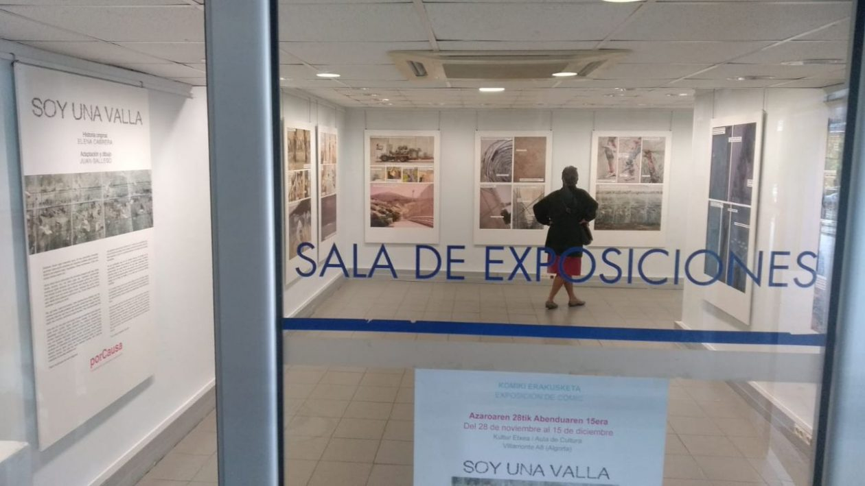 Valla exposición en Getxo