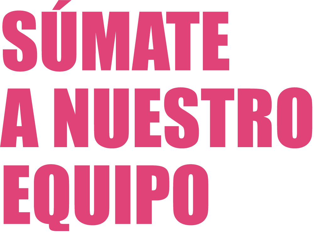Súmate a nuestro equipo